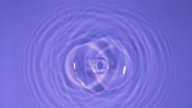 Macro Slow Motion Water Drop - Stock Video