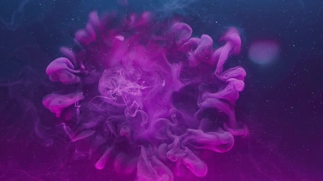 Purple Paint Explosion 4K, Motion Graphics ft. artistic & color