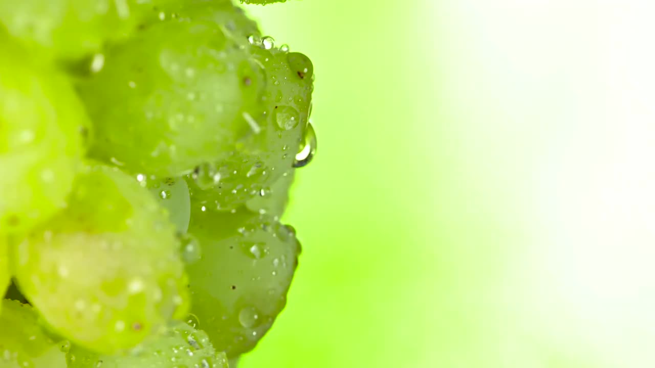 Grape sales water drops