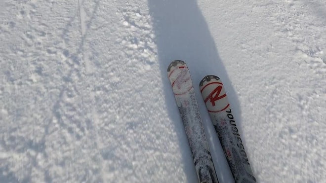 Skisi Xxx Video - Pair Of Skis During Skiing POV - Stock Video | Motion Array