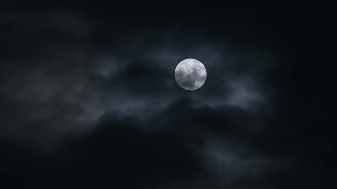 dark night sky clouds