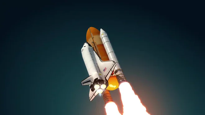 Shuttle Animation Space Shuttle Launch Animation