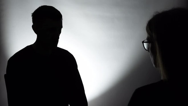 Hidden Face Interview Interview Lighting Silhouette
