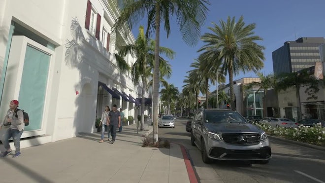 Hermes Store Beverly Hills Stock Video Footage by ©ATWStock #474937270