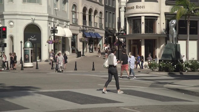 Hermes Store Beverly Hills Stock Video Footage by ©ATWStock #474937270