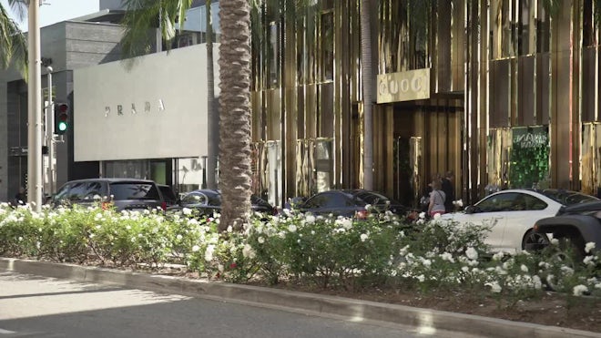 Ralph Lauren store in Beverly Hills, Stock Video