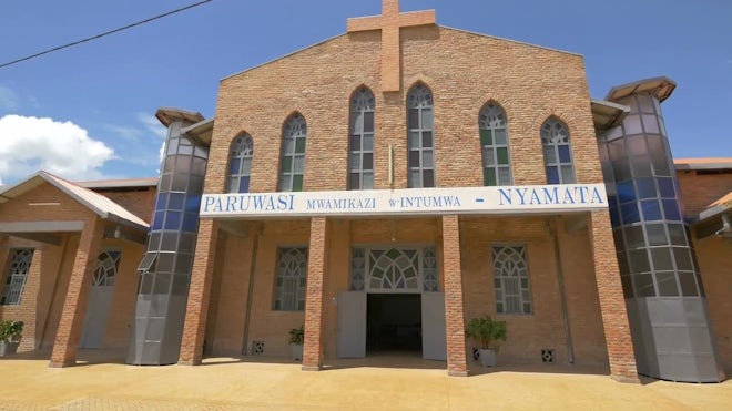 Paruwasi Nyamata Church In Rwanda - Stock Video | Motion Array