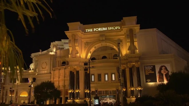 Forum Shops in Caesar S Palace in Las Vegas Editorial Stock Image