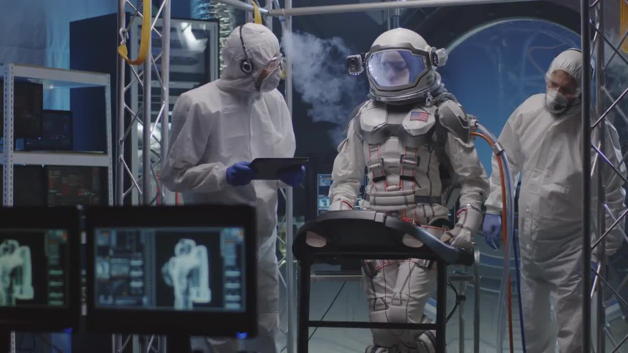 astronaut-endurance-testing-stock-video-motion-array