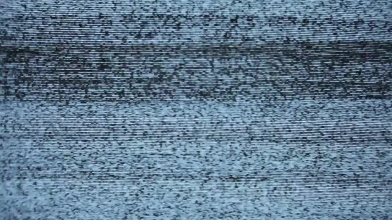 Television Flicker And Static Stock Video Motion Array