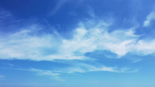 Blue Sky And Clouds Background - Stock Video | Motion Array