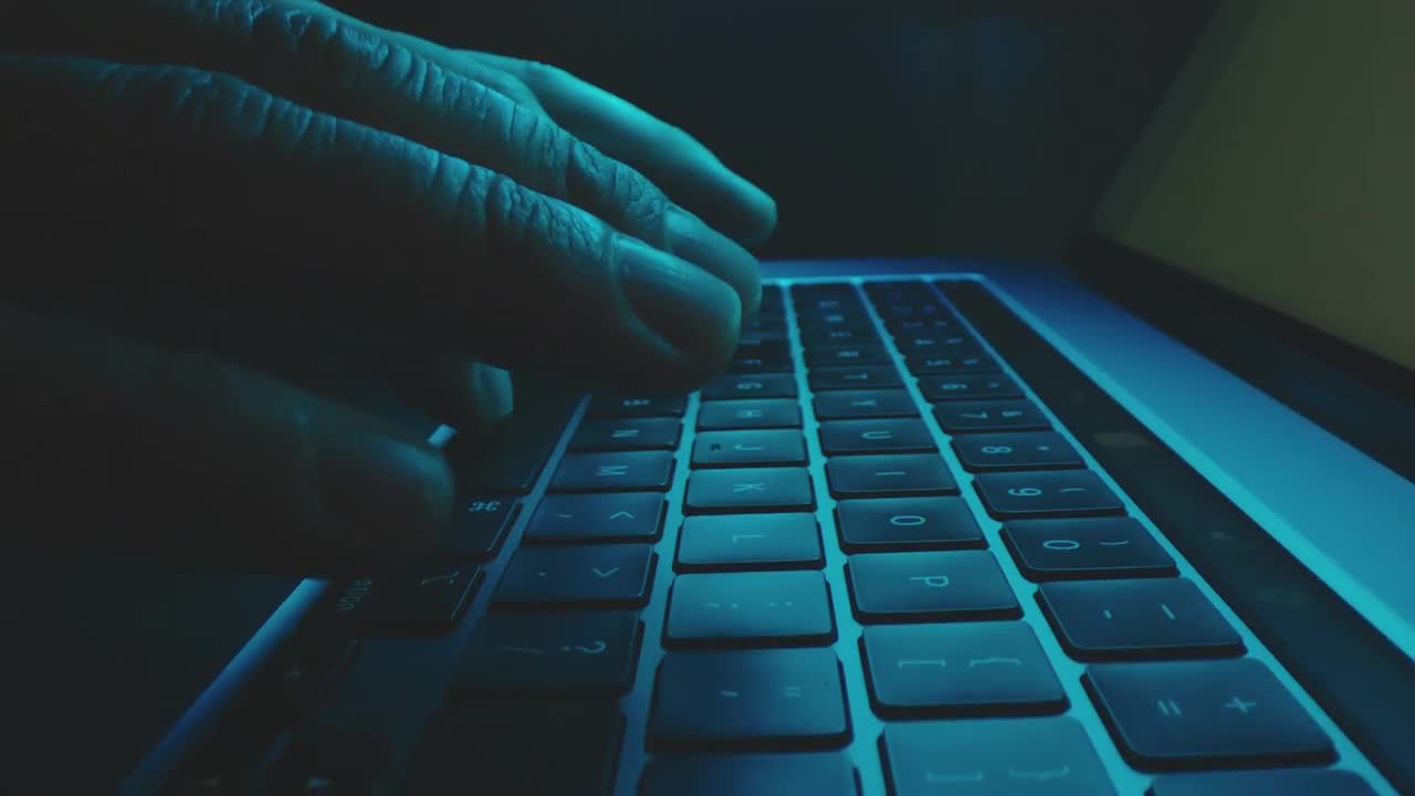 Typing On A Keyboard Stock Video Motion Array