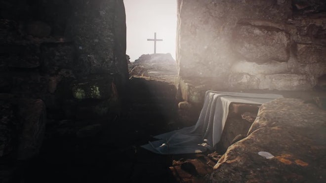 empty tomb cross