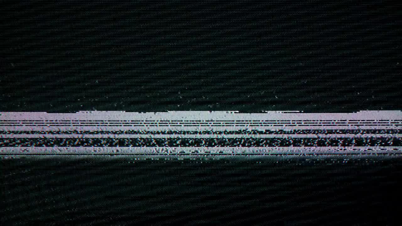 Television Static And Distortion Lines Stock Video Motion Array