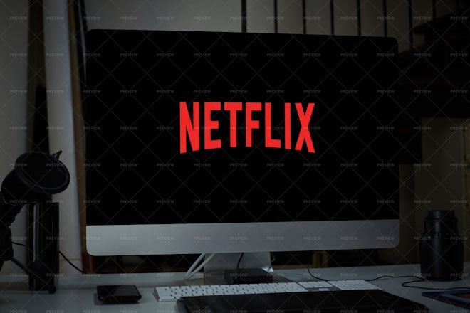 Screen Displaying Netflix - Stock Photos | Motion Array