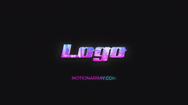 Modern Neon And Metal Logo - After Effects Templates | Motion Array