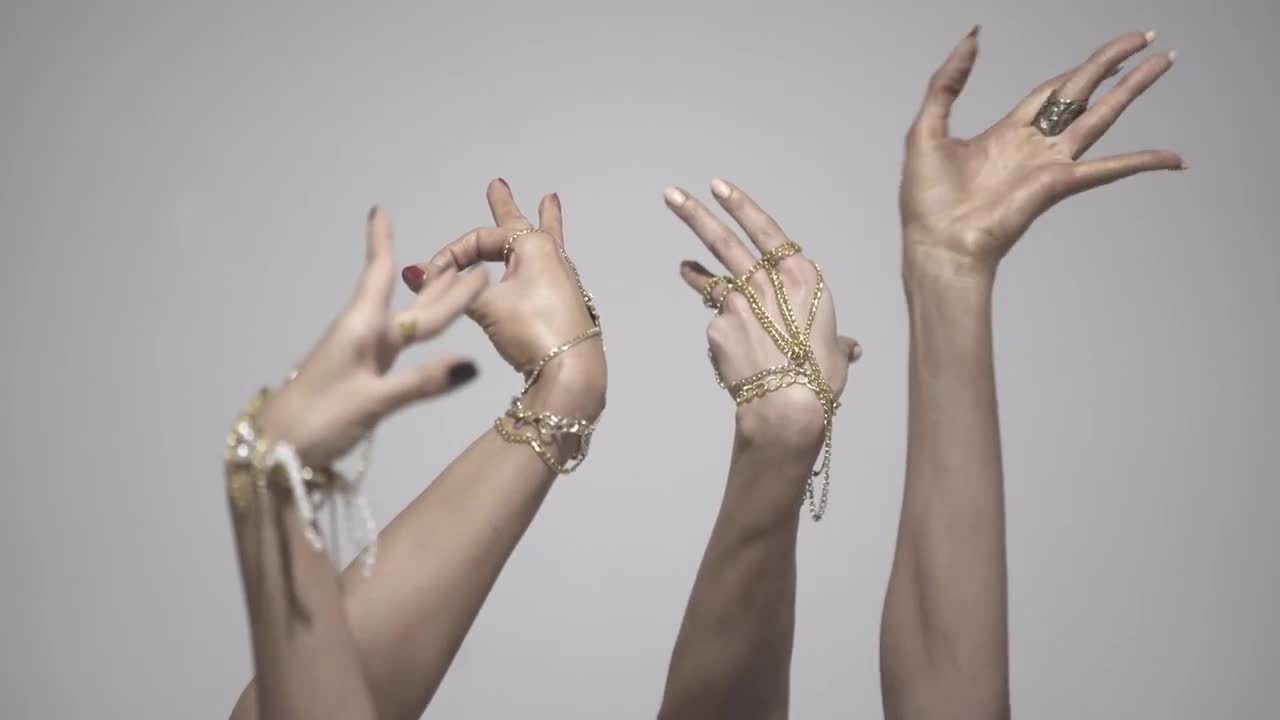 Hands Of Female Dancers Stock Video Motion Array