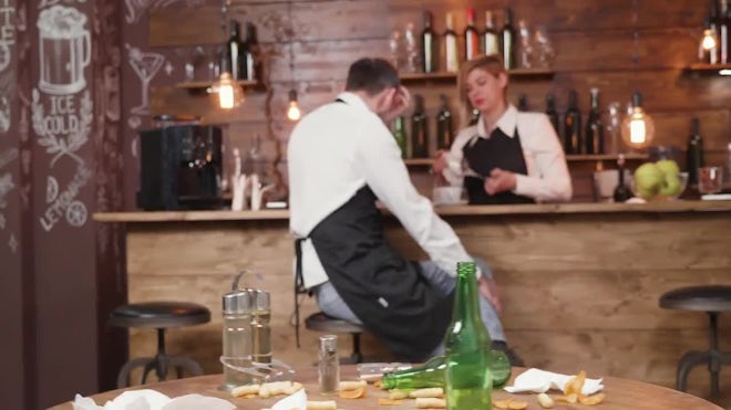 Dirty Restaurant - Stock Video | Motion Array