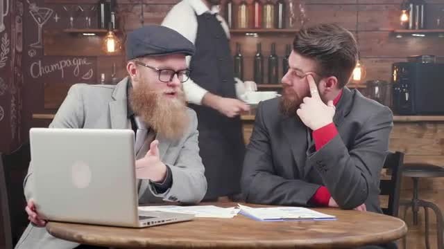 Business And Coffee: Stock Video