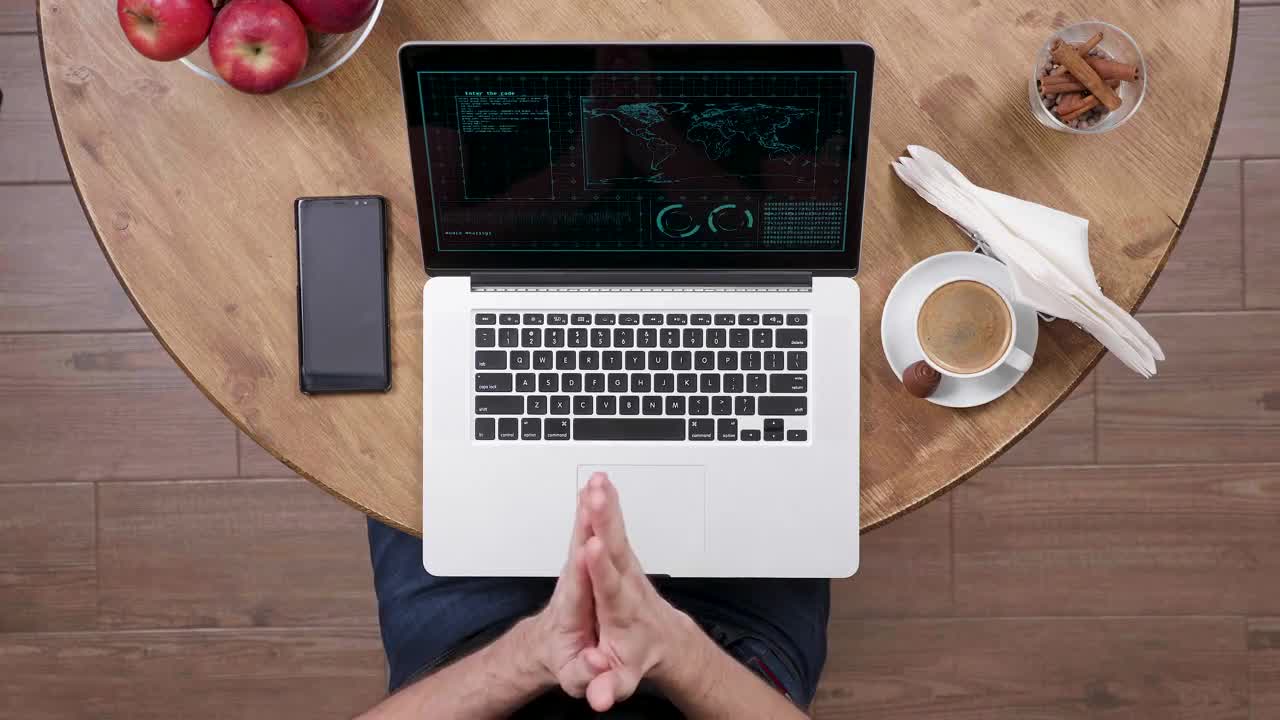 Computer Loading Slowly Stock Video Motion Array