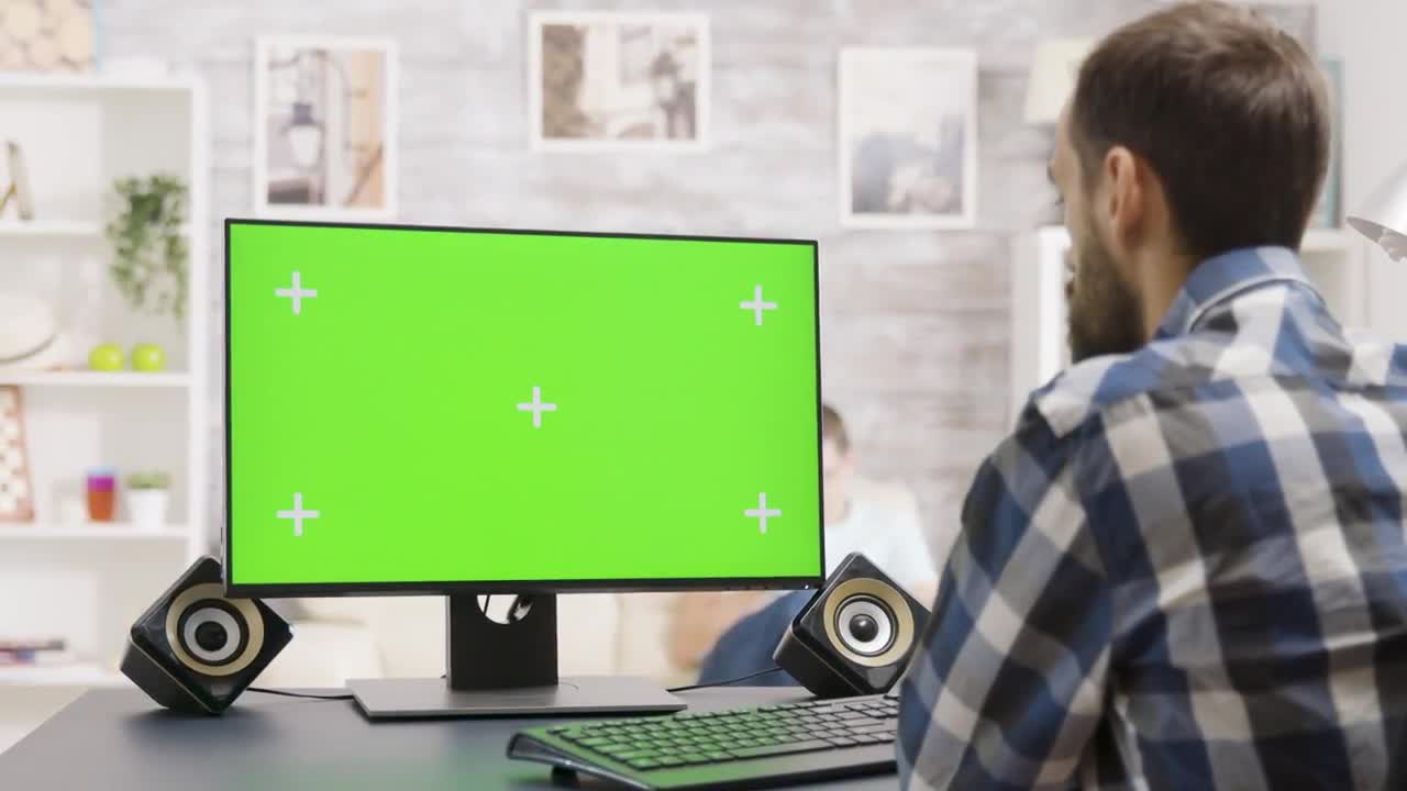 Green Screen PC - Stock Video | Motion Array