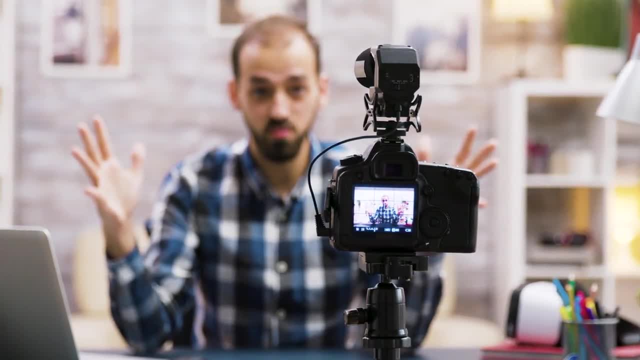 Man Talking To Camera Stock Video Motion Array