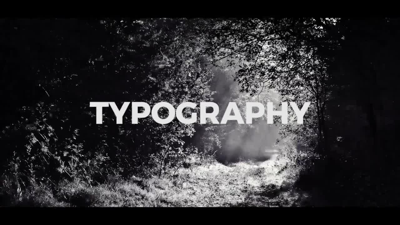 Typography Premiere Pro Templates Motion Array