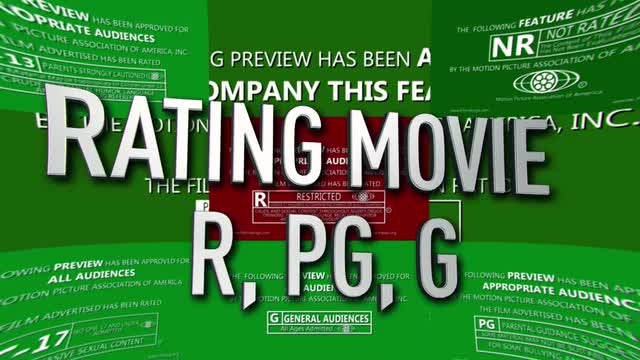 Green screen Opening for Movie R, PG, G: After Effects Templates