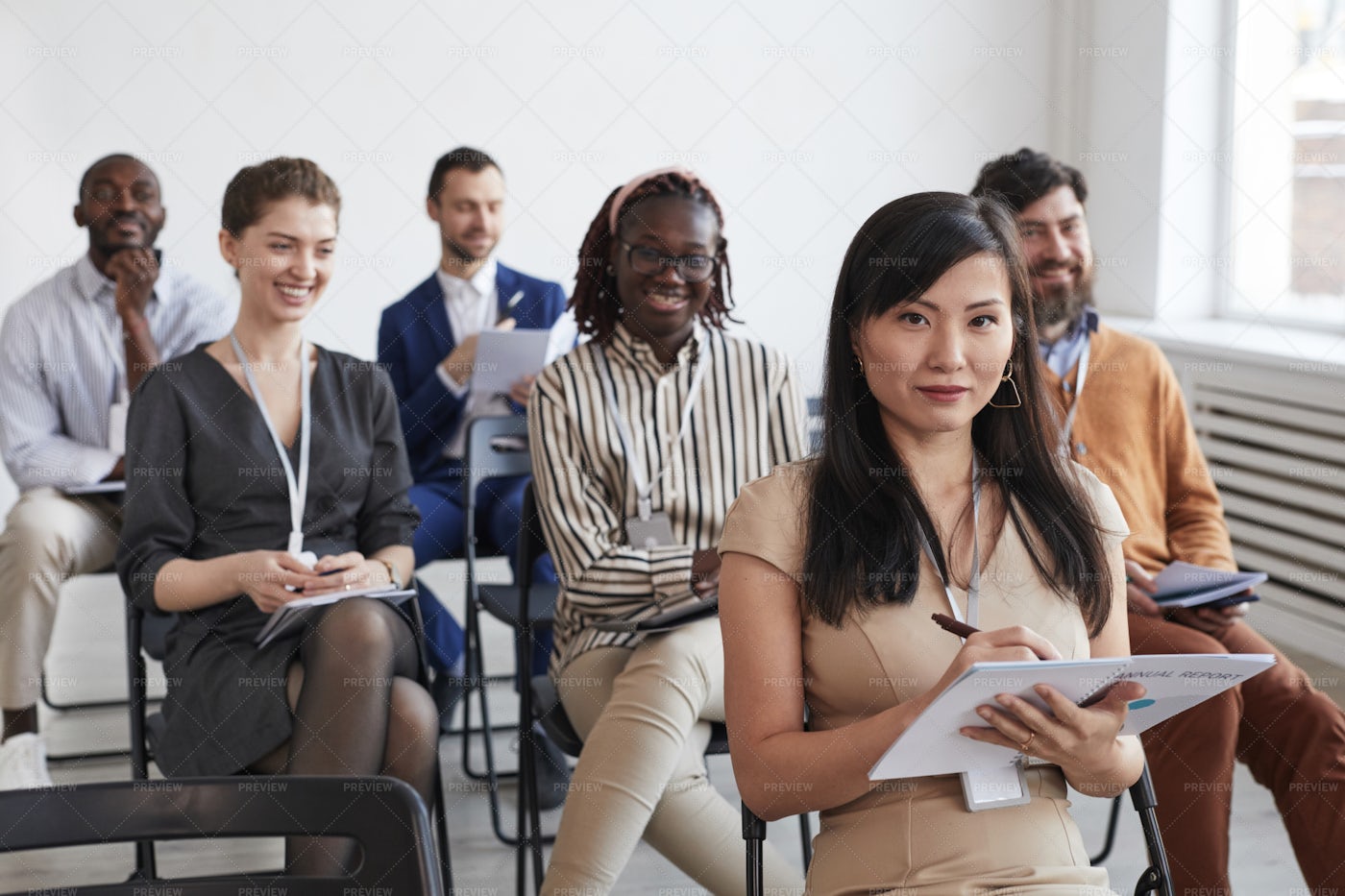 Group Of Smiling Business People: Stock Photos