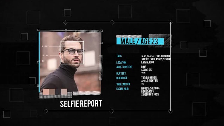 Glitch Selfie Slideshow: After Effects Templates