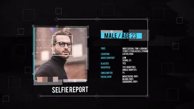 Glitch Selfie Slideshow: After Effects Templates
