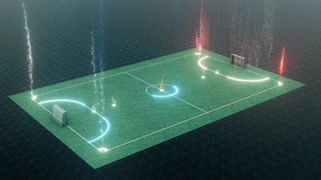 Rotating Soccer Field Loop - Stock Motion Graphics | Motion Array