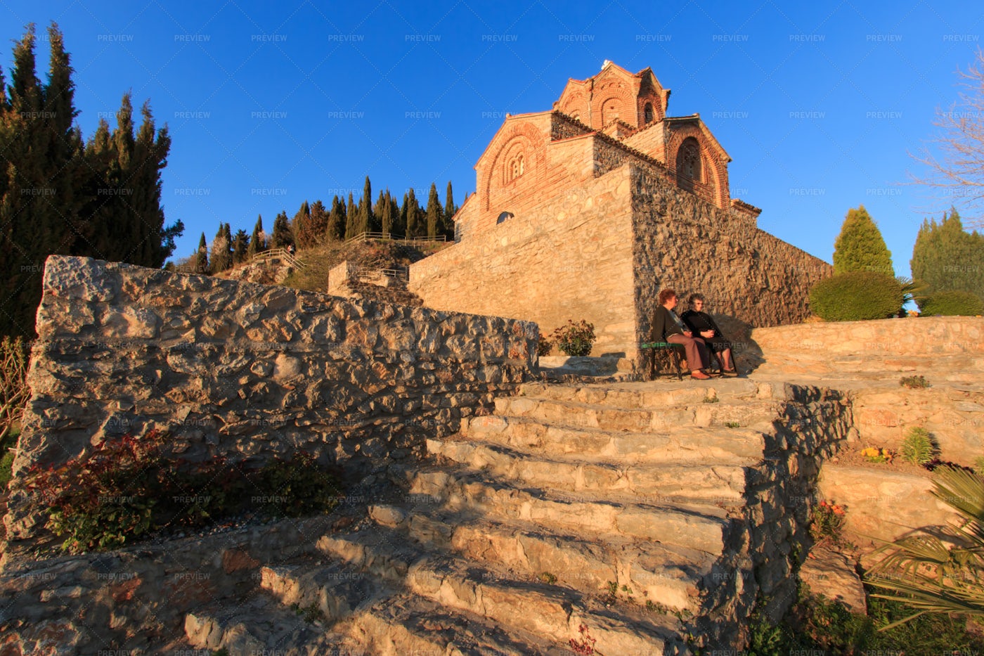 Sveti Jovan Kaneo Church: Stock Photos