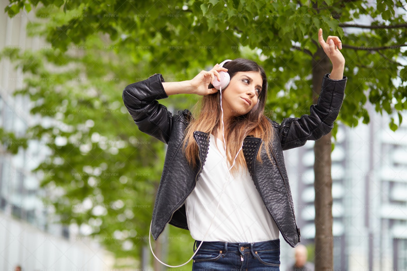 Enjoying Music: Stock Photos