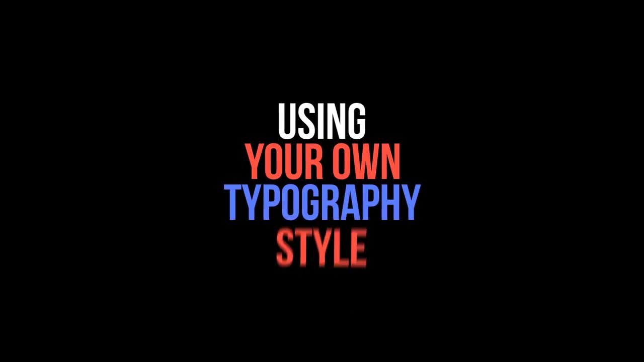 New Typography Motion Graphics Templates Motion Array