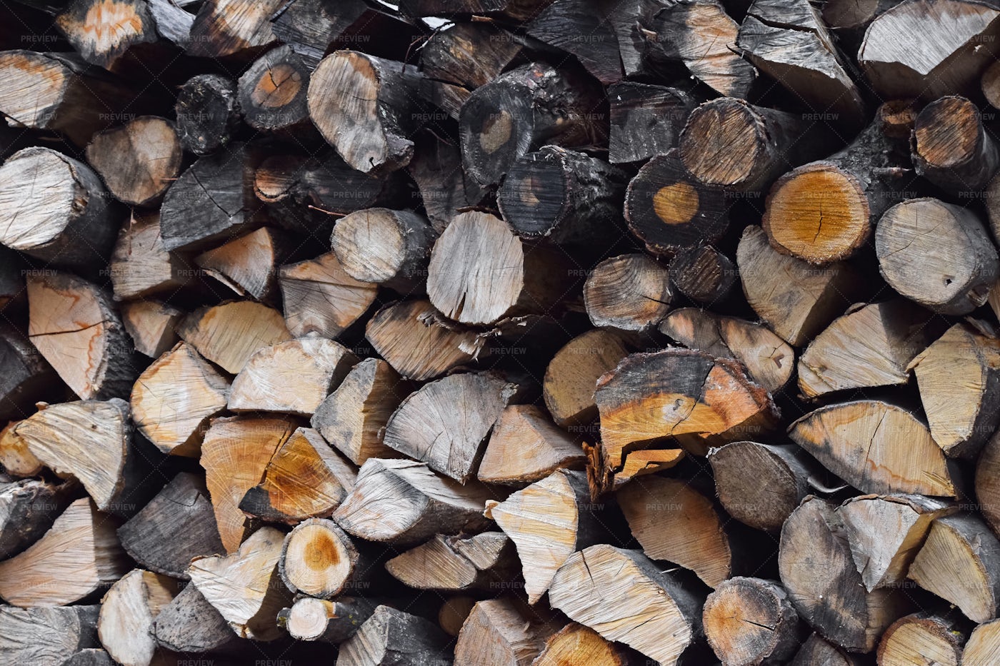 Pile Of Firewoods: Stock Photos