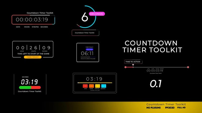 Countdown Timer Toolkit - Premiere Pro Templates | Motion Array countdown-timer-toolkit-premiere-pro-templates-motion-array