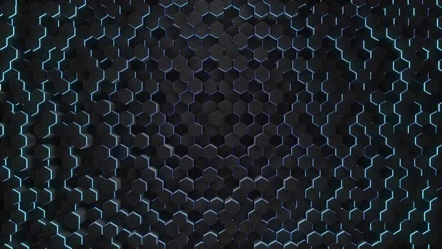 Abstract Hexagon Background: Stock Motion Graphics