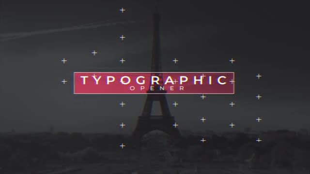 Typographic Opener: After Effects Templates