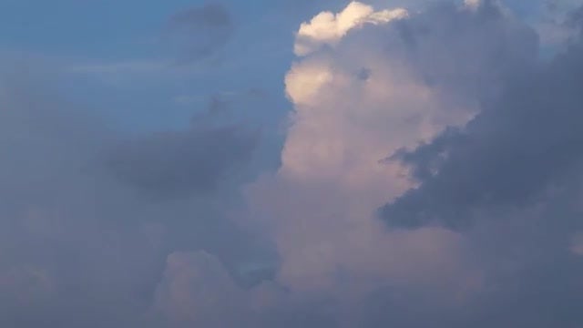 White And Grey Clouds Moving: Stock Video