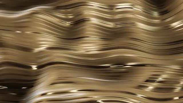 Golden Caramel Metallic Layers Background: Stock Motion Graphics