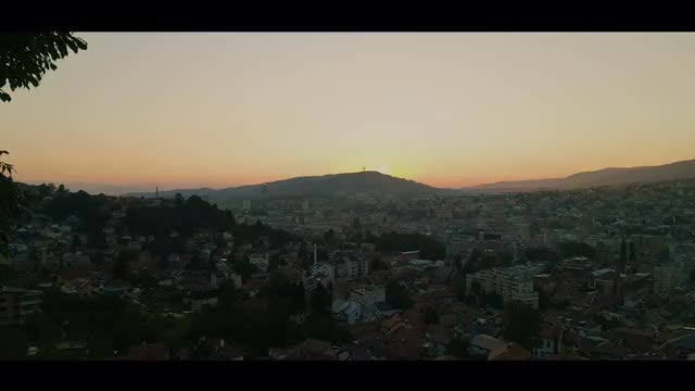 Wide-angle Shot Of Quiet Village: Stock Video