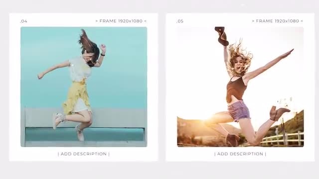 Minimal Memories Slideshow: Premiere Pro Templates