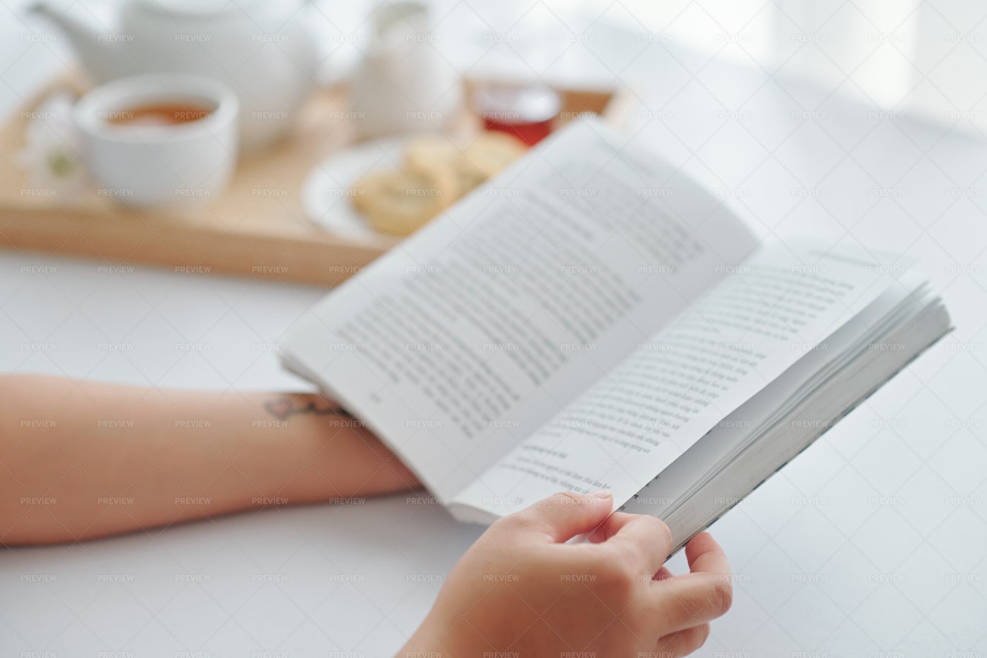 Reading Book: Stock Photos