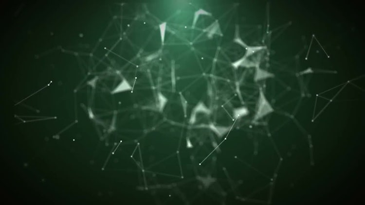 Structural Fragments Blue Background: Stock Motion Graphics