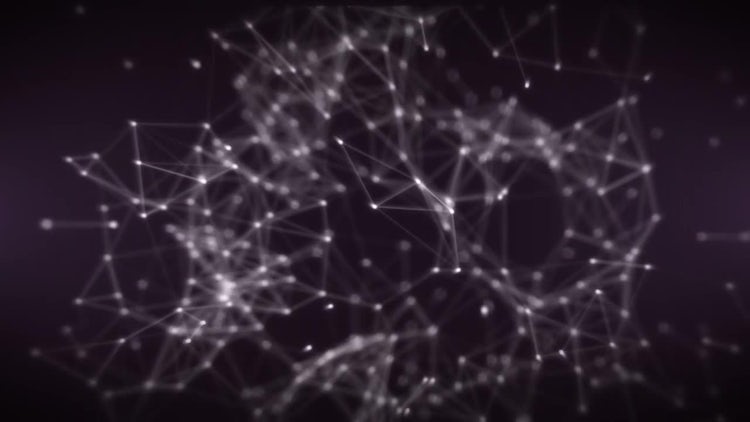 Geometry Purple Background: Motion Graphics