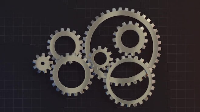 Colorful Gears Rotation - Stock Motion Graphics | Motion Array