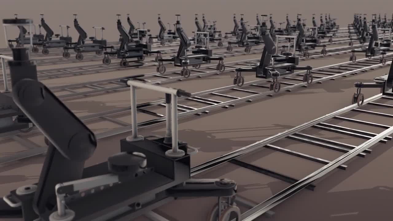 Rows Of Dolly Tracks Stock Motion Graphics Motion Array
