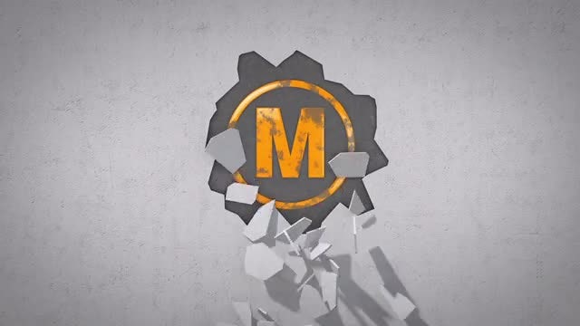Broken Wall Logo: After Effects Templates