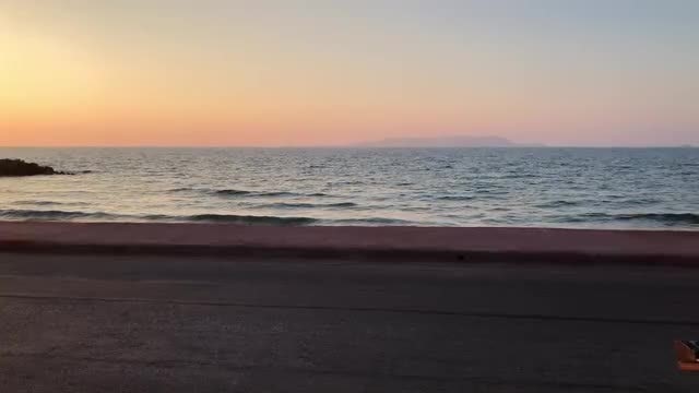 Calm Ocean At Sunset: Stock Video